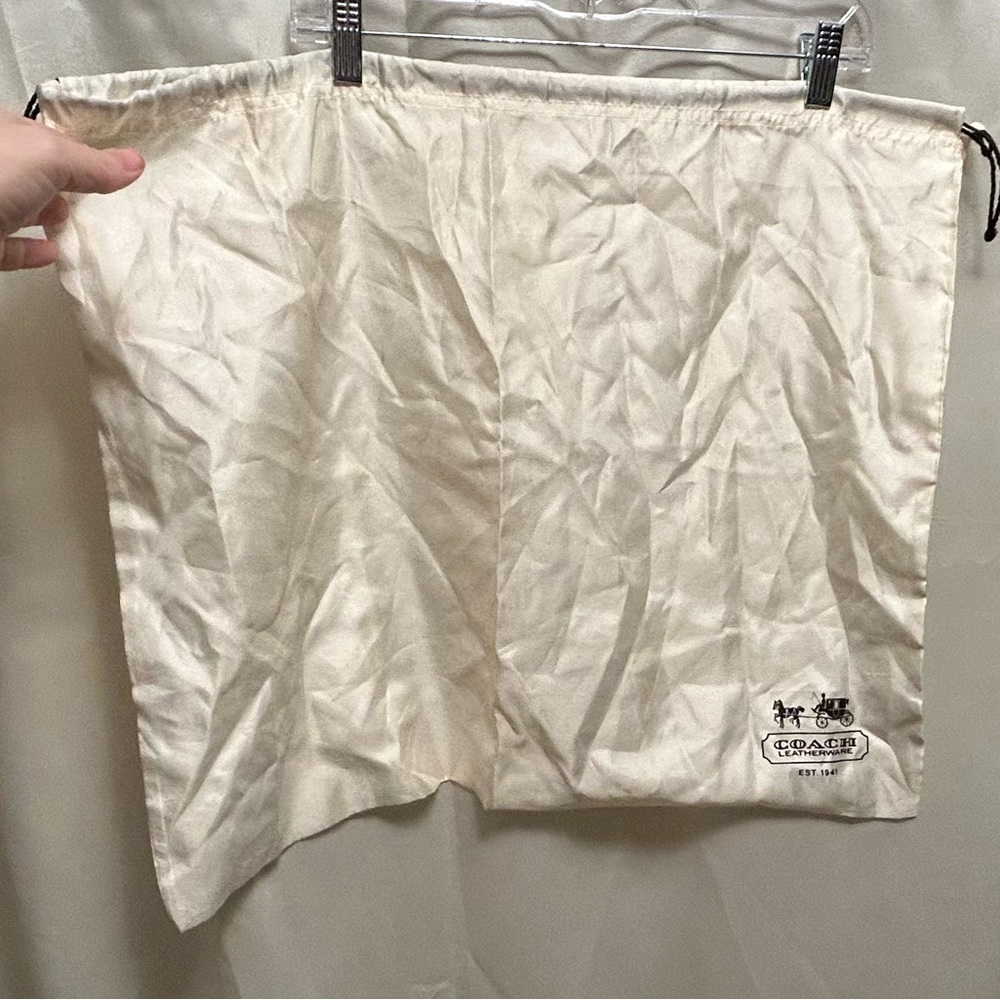 Coach cloth dust bag